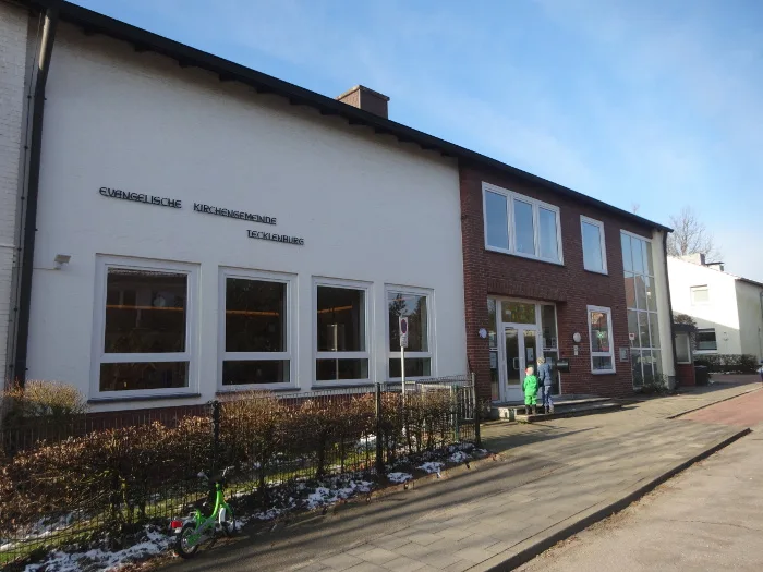 Eingang des Ev. Kneipp-Kindergartens Tecklenburg